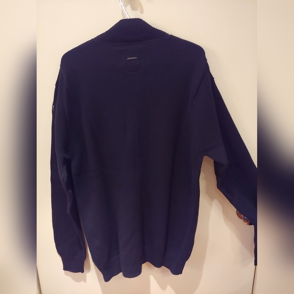 POINT ZERO black label XL elegant mens zippered sweater. - Picture 2 of 5